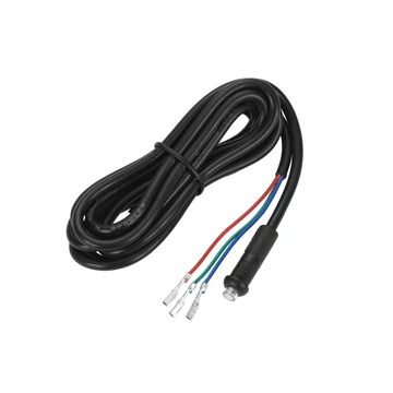 Nyomógomb zöld LED-del